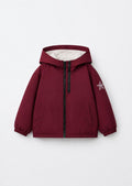 star burgand red jacket -fleece inside