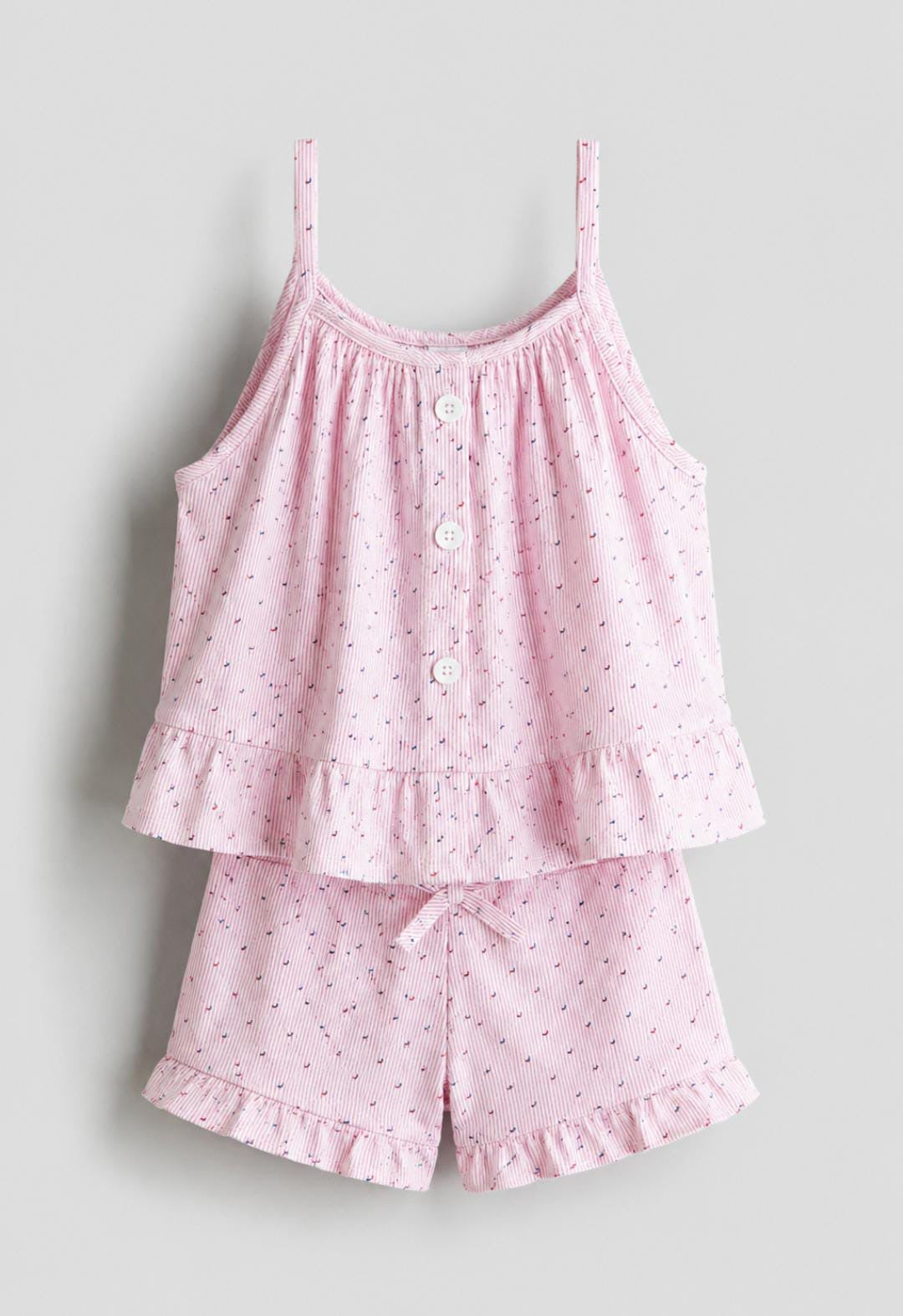 Pink ruffle co-ord set
