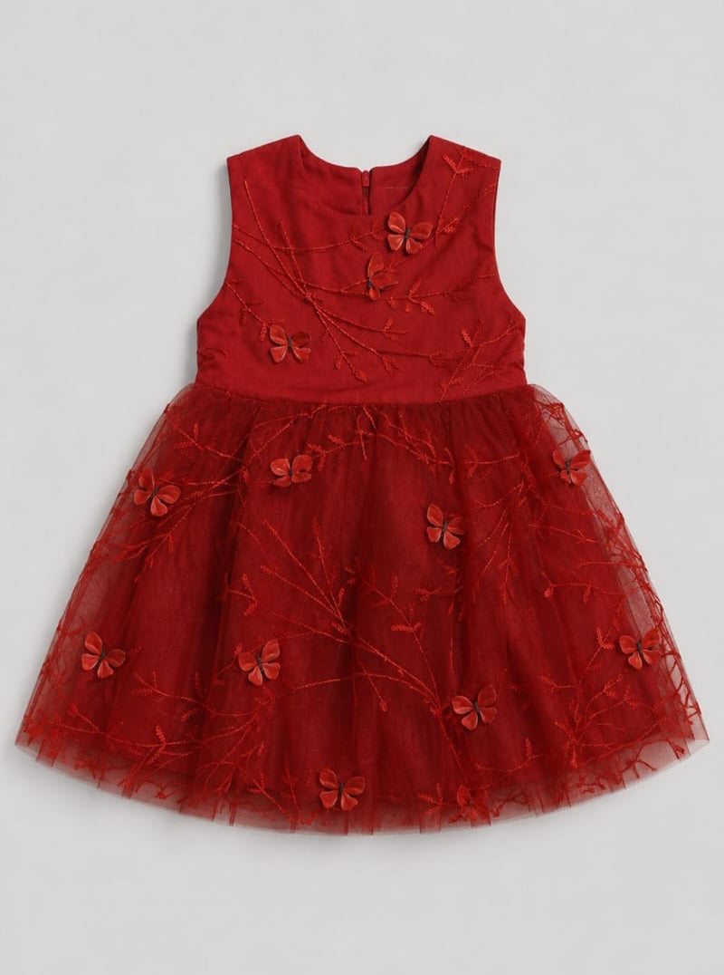 Butterfly Bloom Tulle Dress