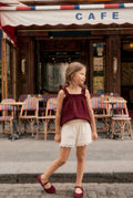 burgand crusty girl set