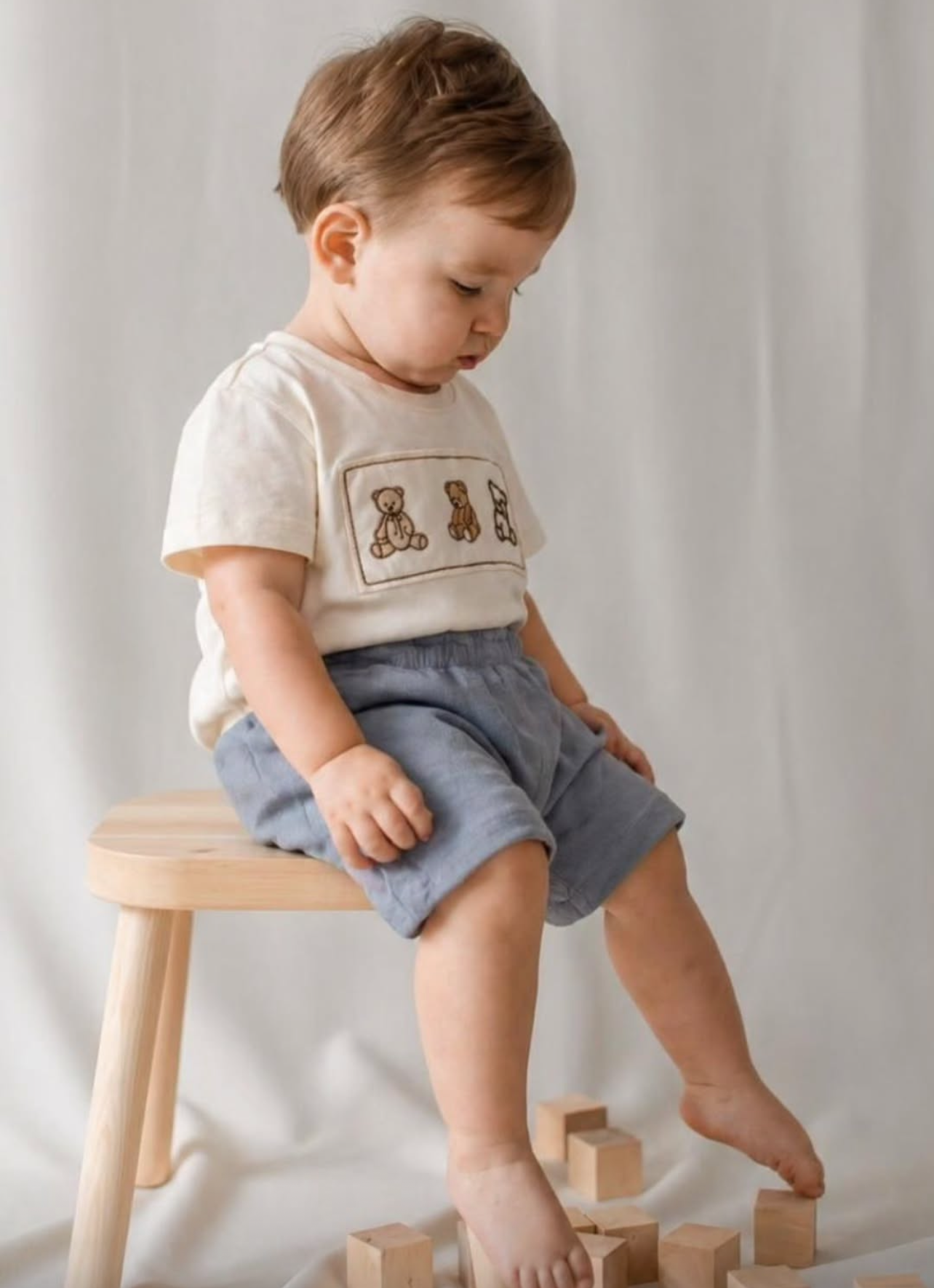bear baby boy set