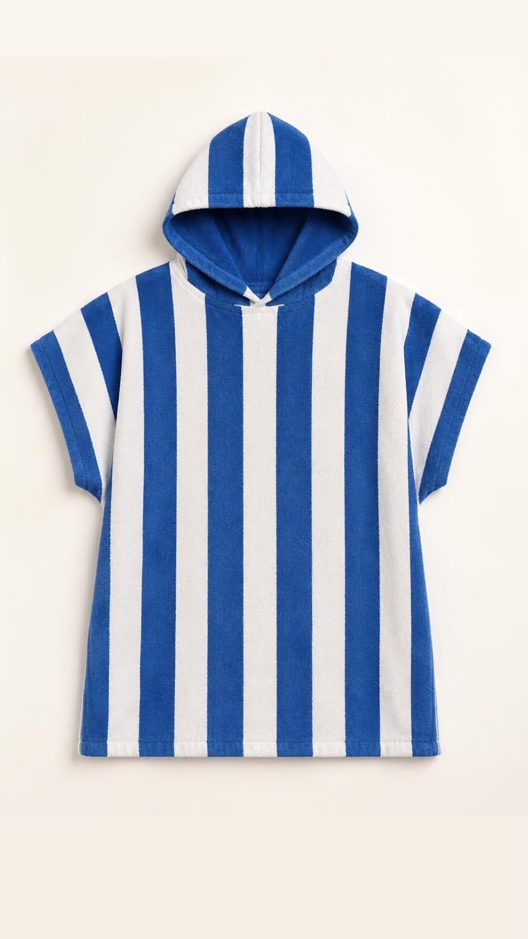 summer blue sea poncho