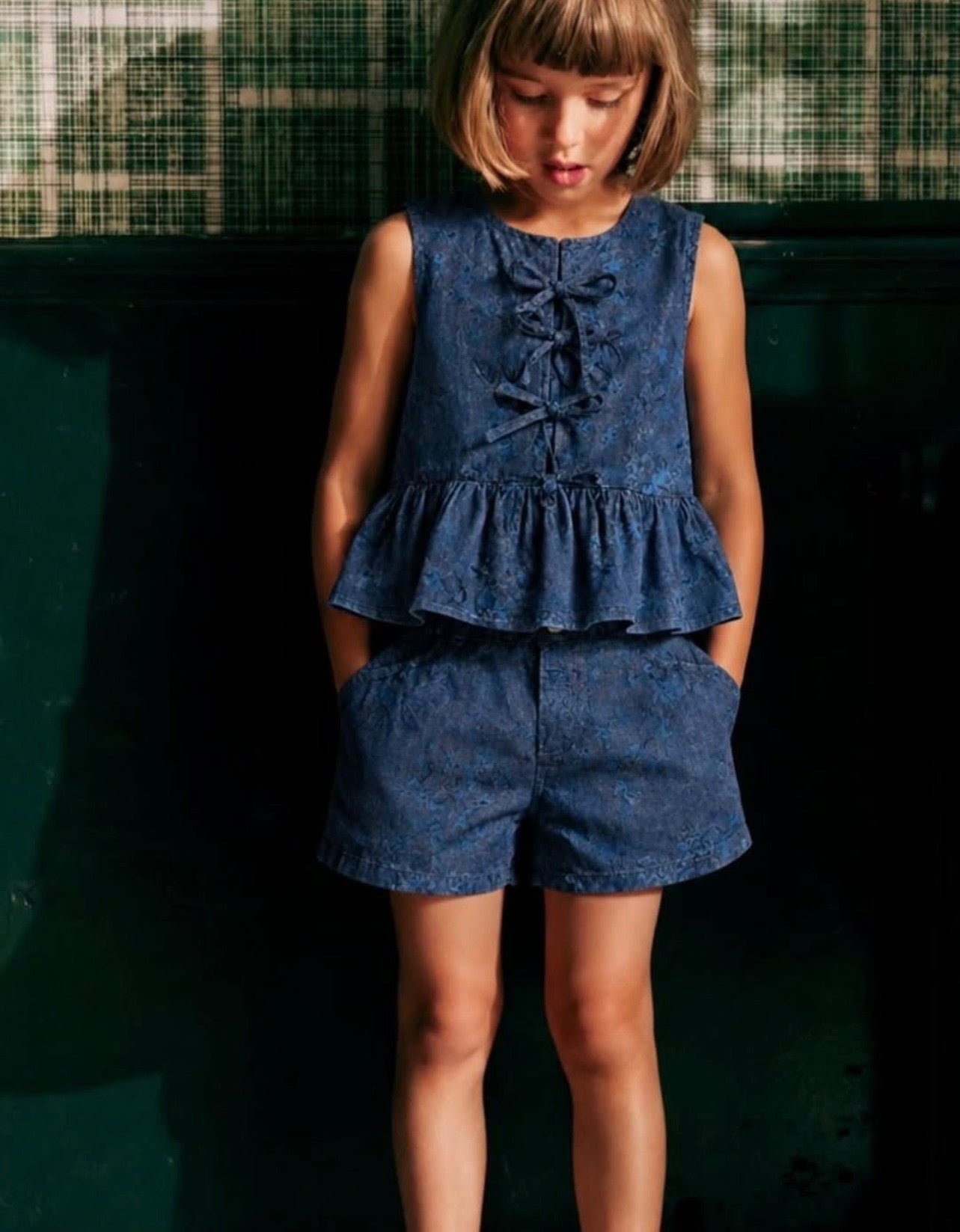 denim girl sets