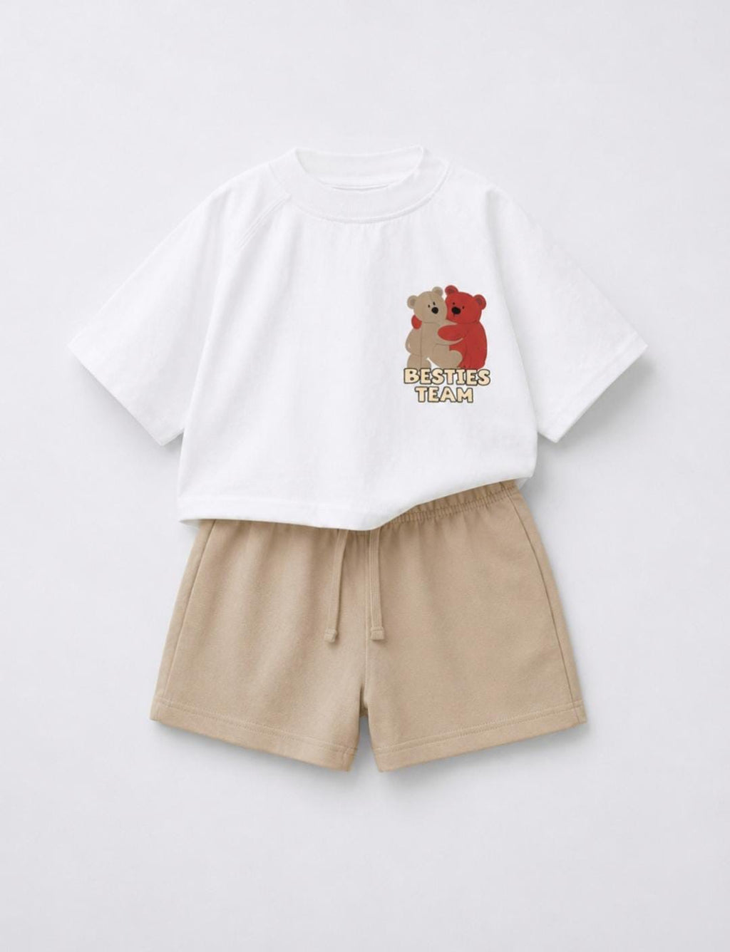 Besties team beige set