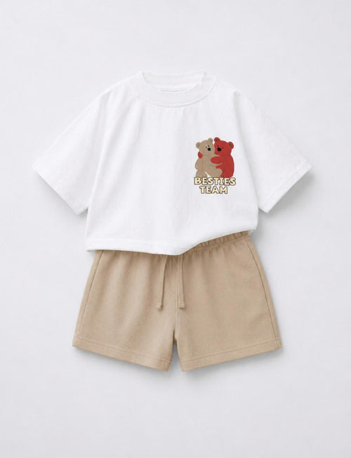 Besties team beige set