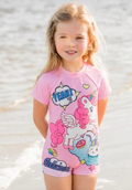 swimsuit unicorn pink