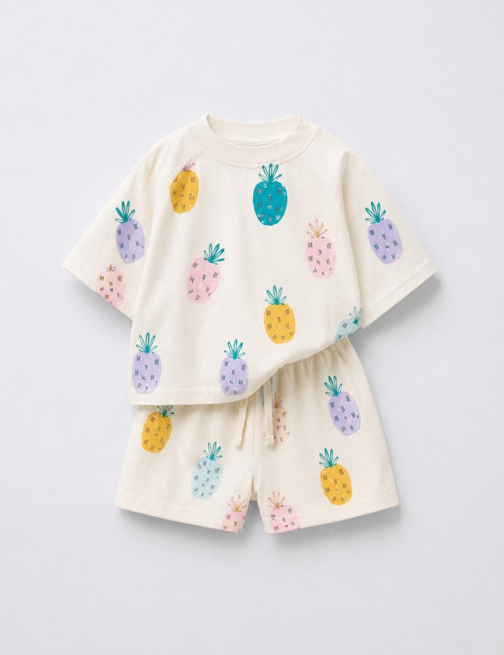 pastel pineapple girl set