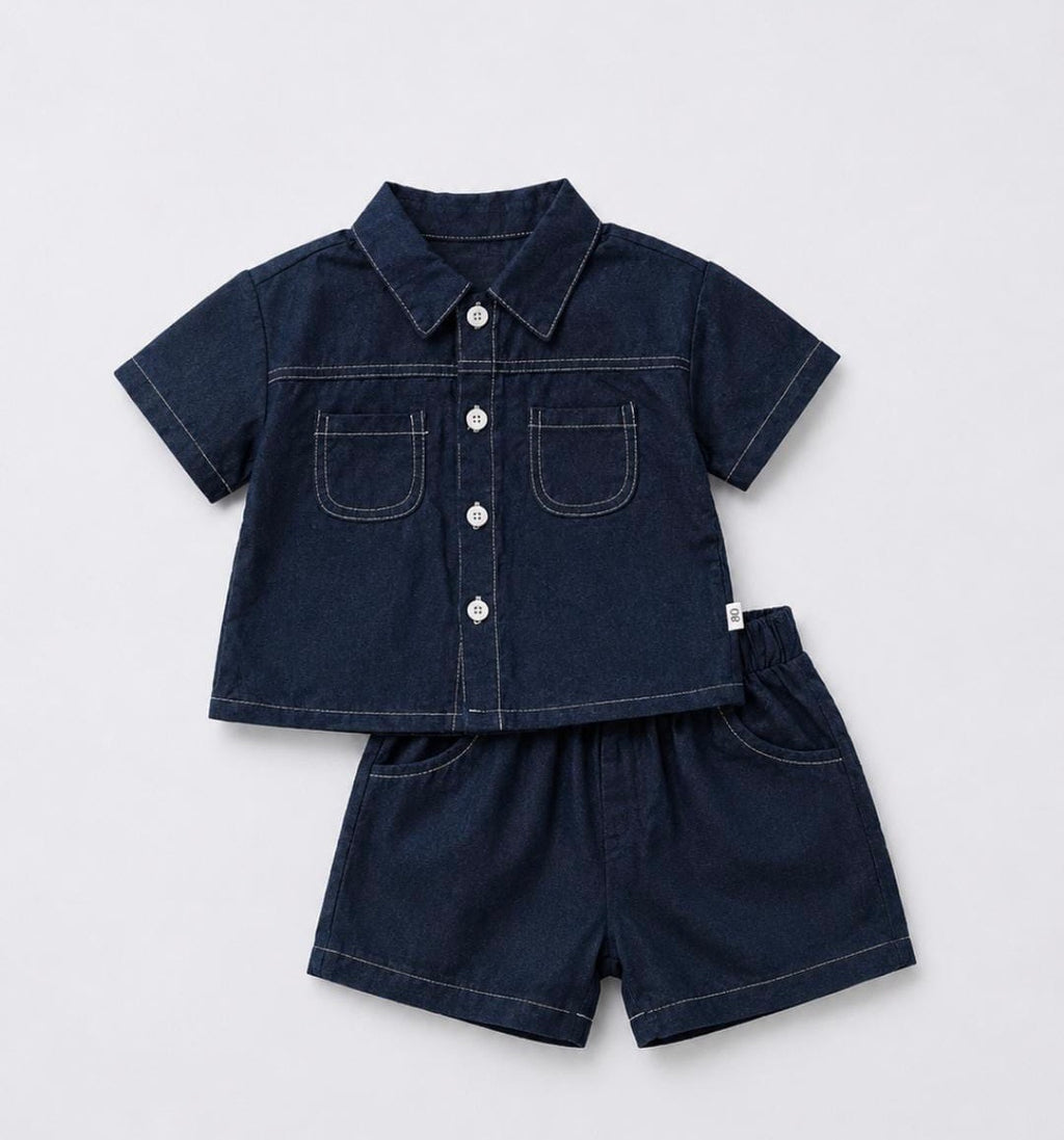 light denim boy set