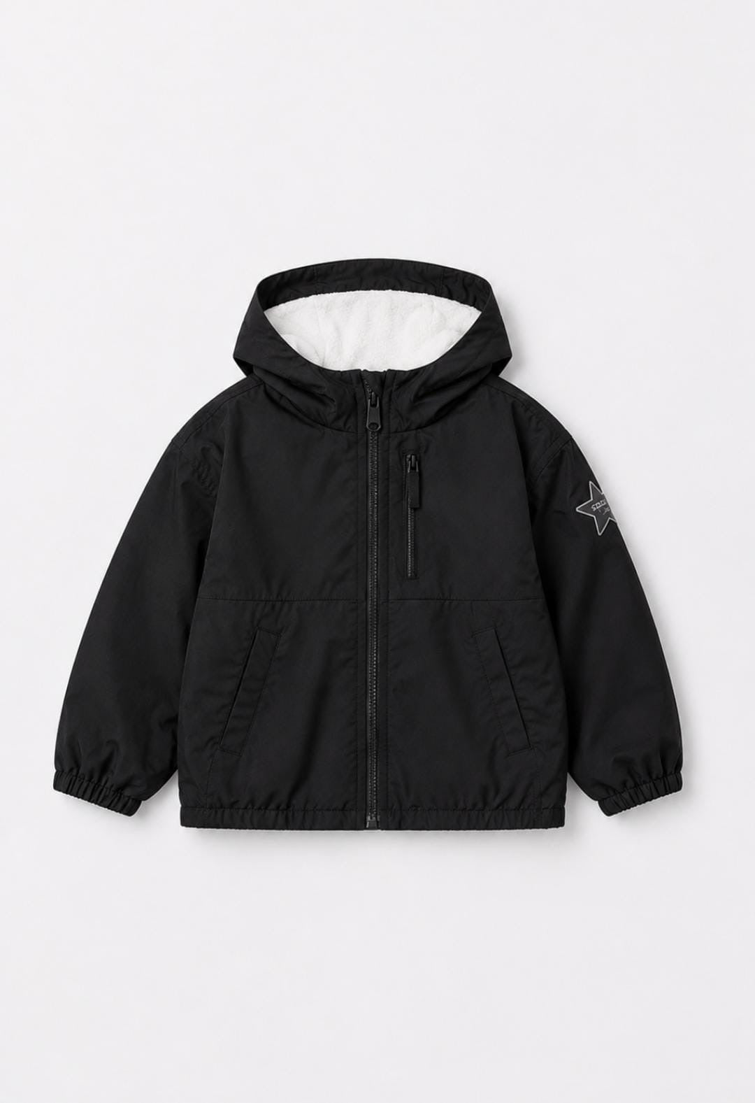 star black jacket- fleece inside