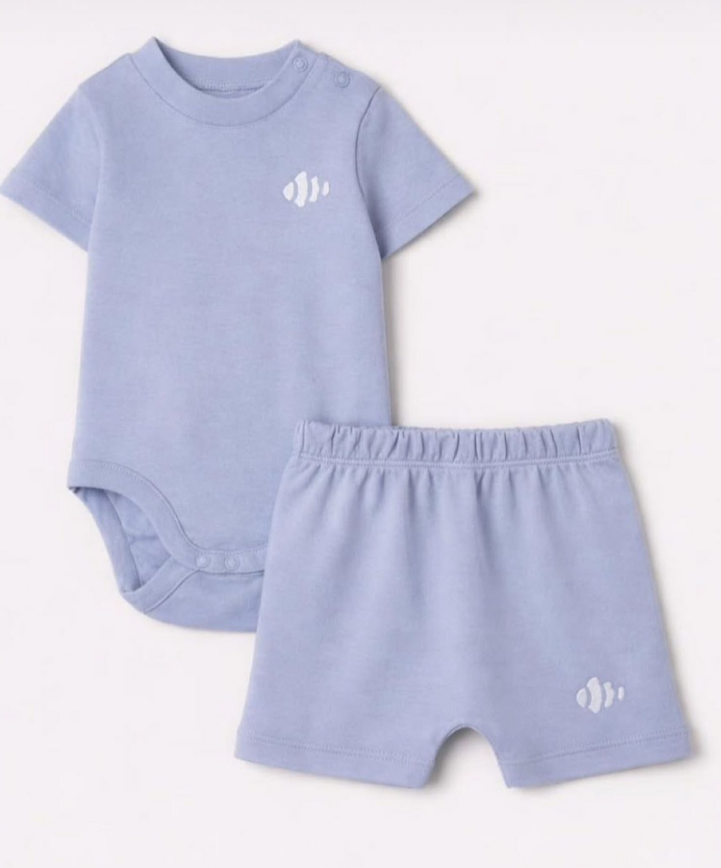 fish baby body set