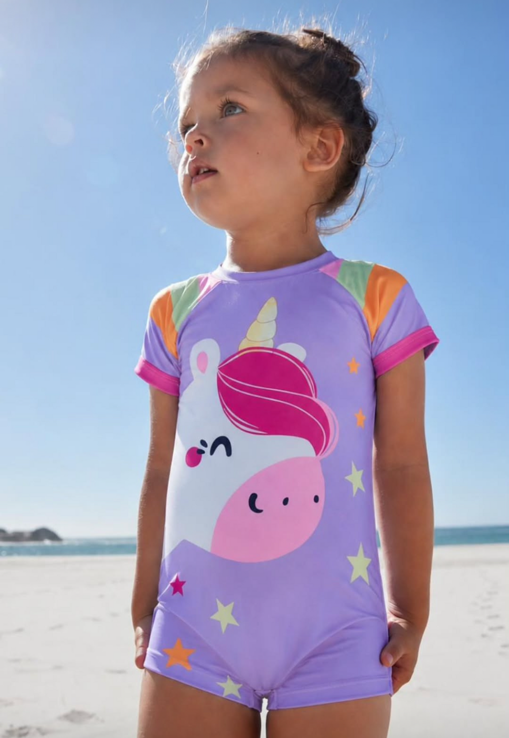 swimsuit unicorn purpule