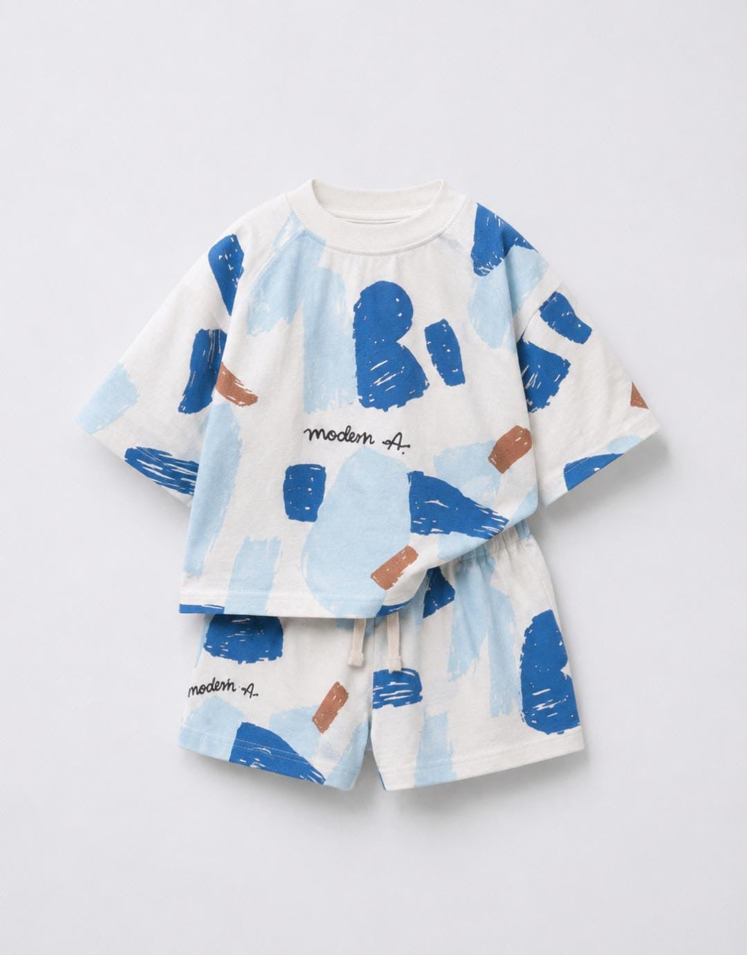 sea blue wave boy set