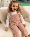 blush muslin romper set