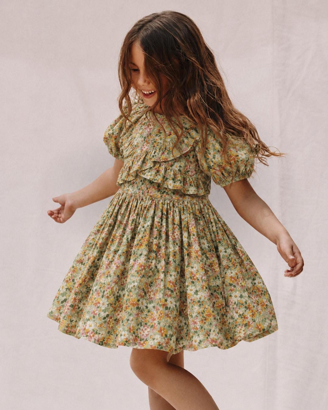 Carter's floral ruffle dress