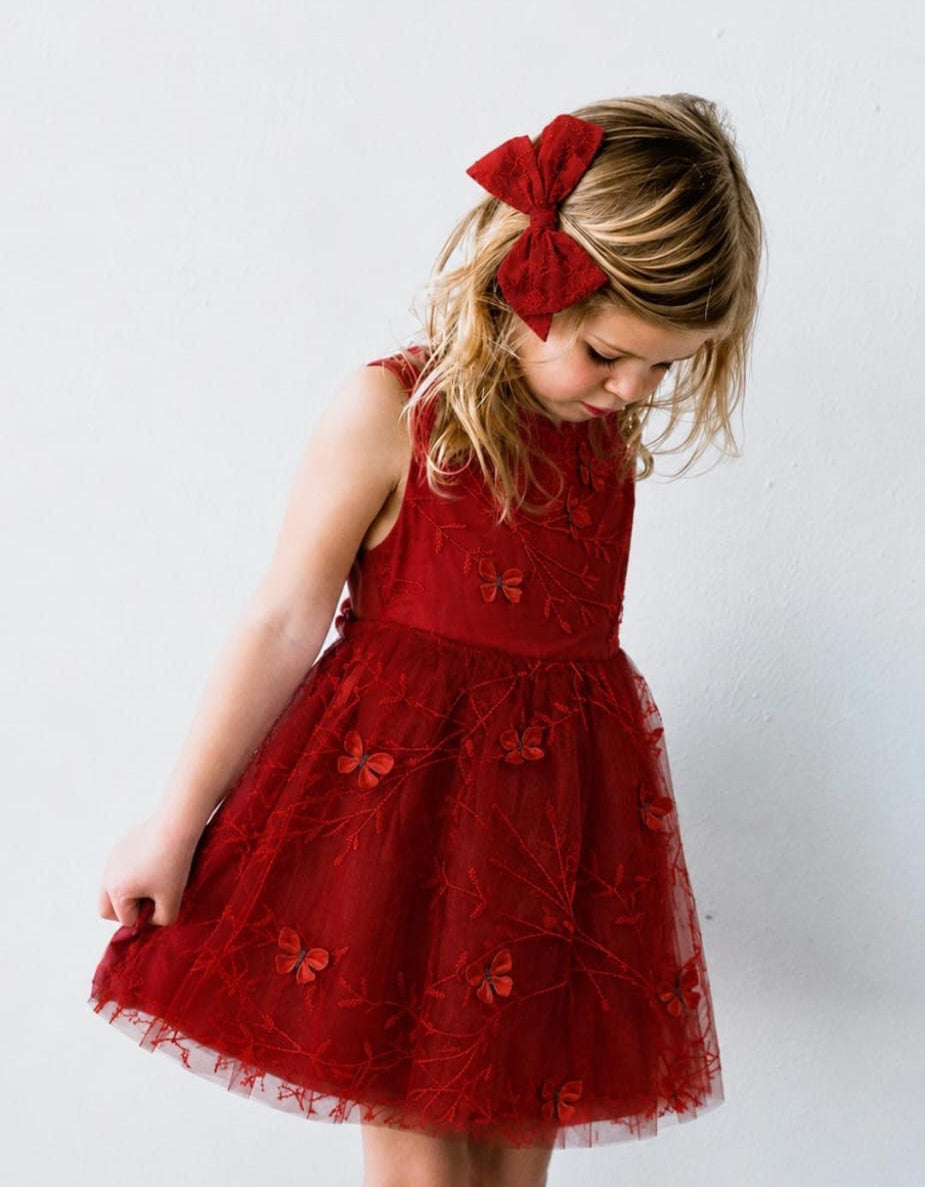 Butterfly Bloom Tulle Dress