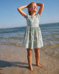 Sage Unicorn Twirl Dress