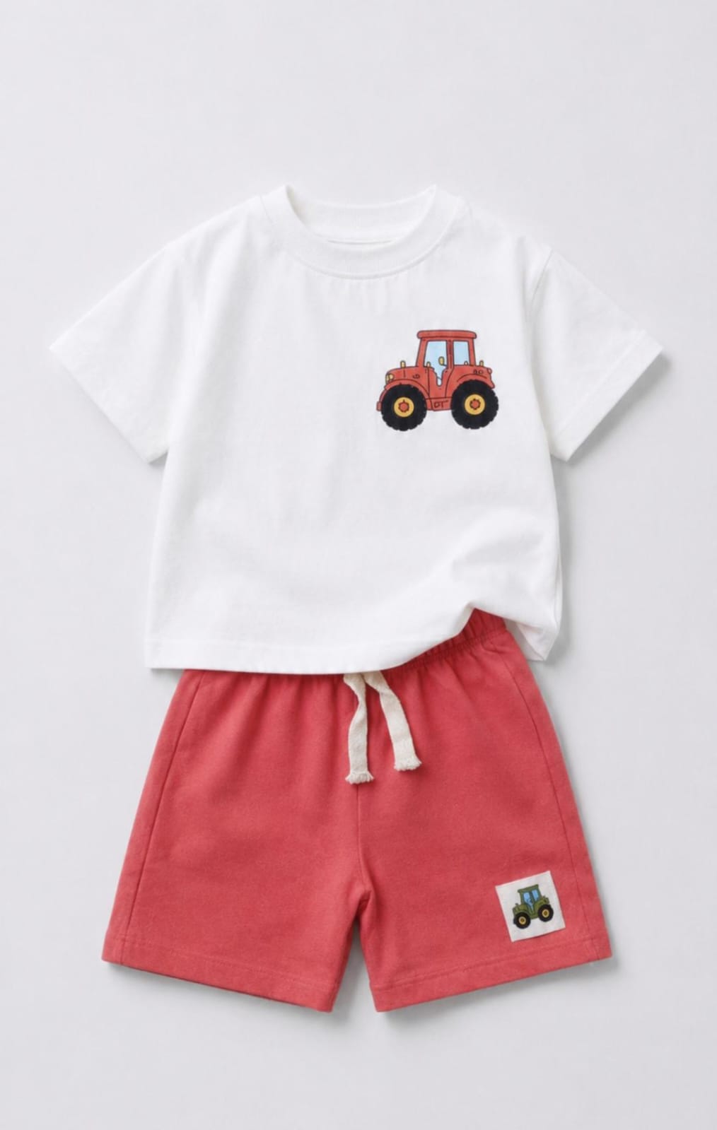 Little tractor 2-piece summer set