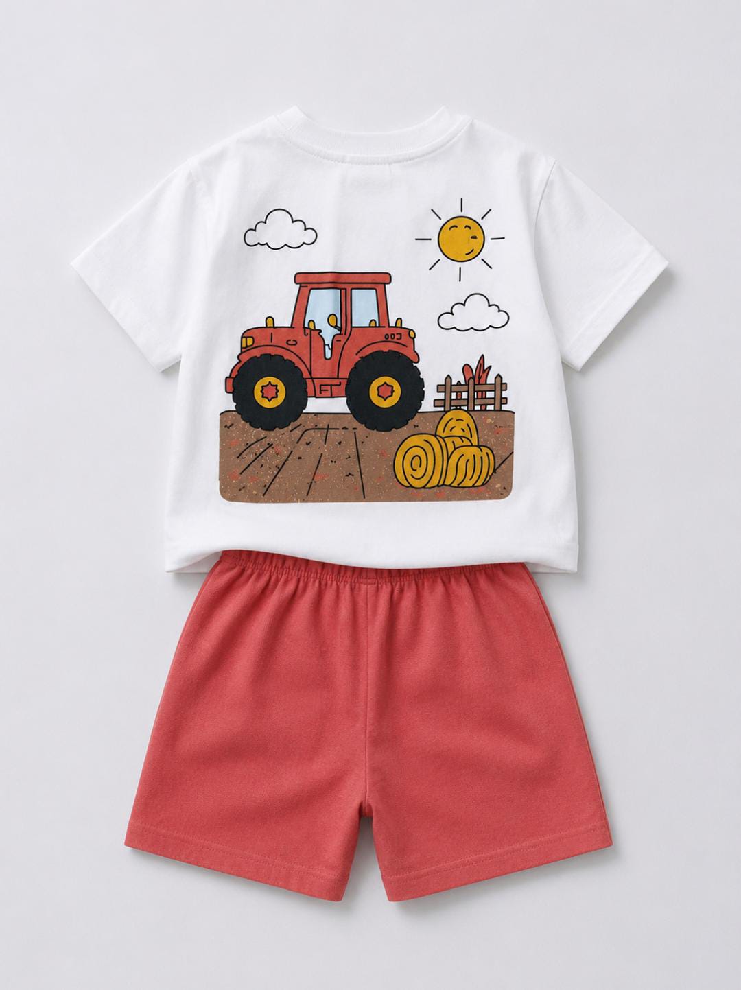 Little tractor 2-piece summer set