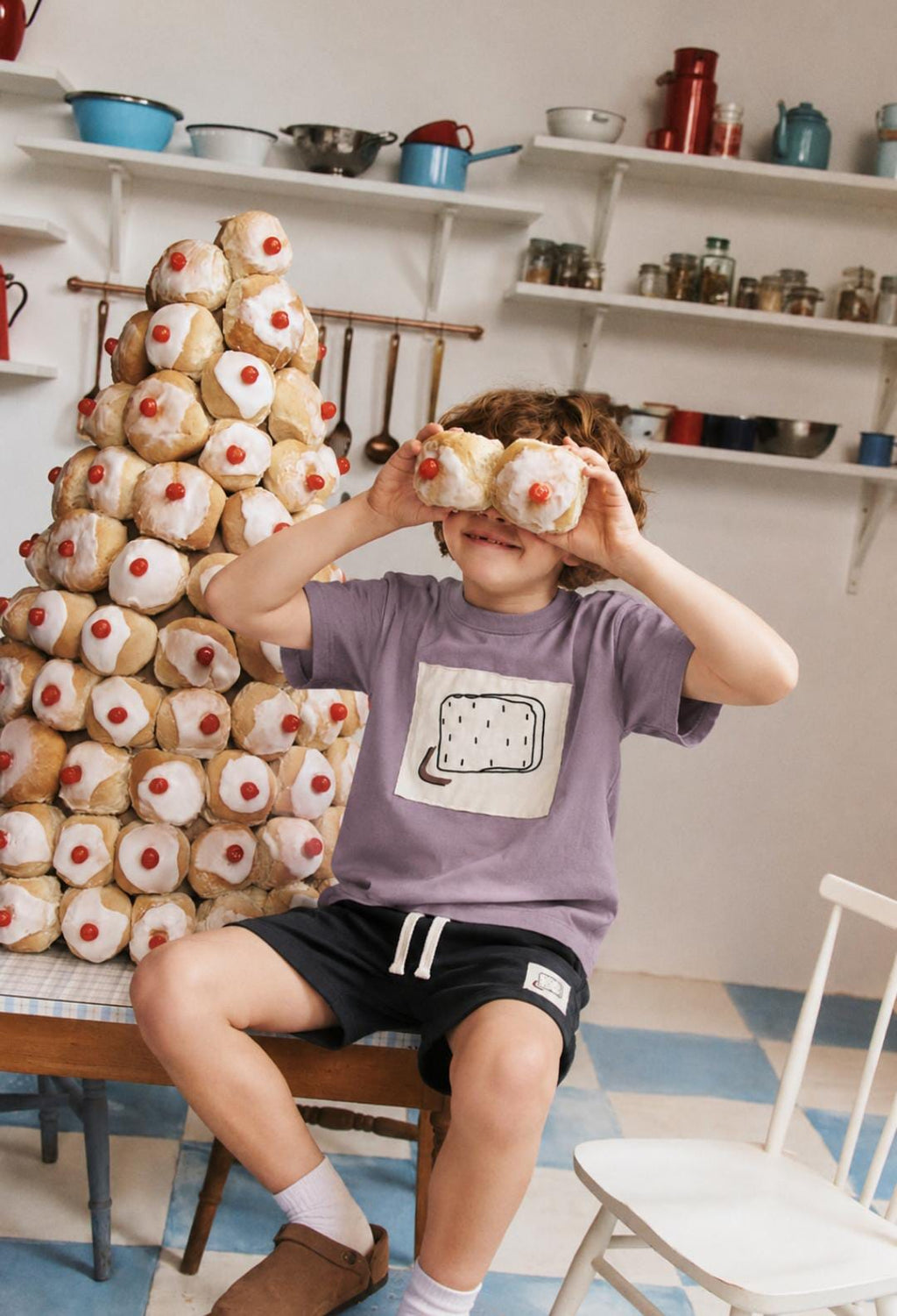 Bread print 2-piece set