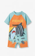 Fierce Shark Kids Swim Romper
