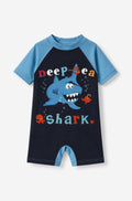 Deep Sea Shark Kids One-Piece Swimwear