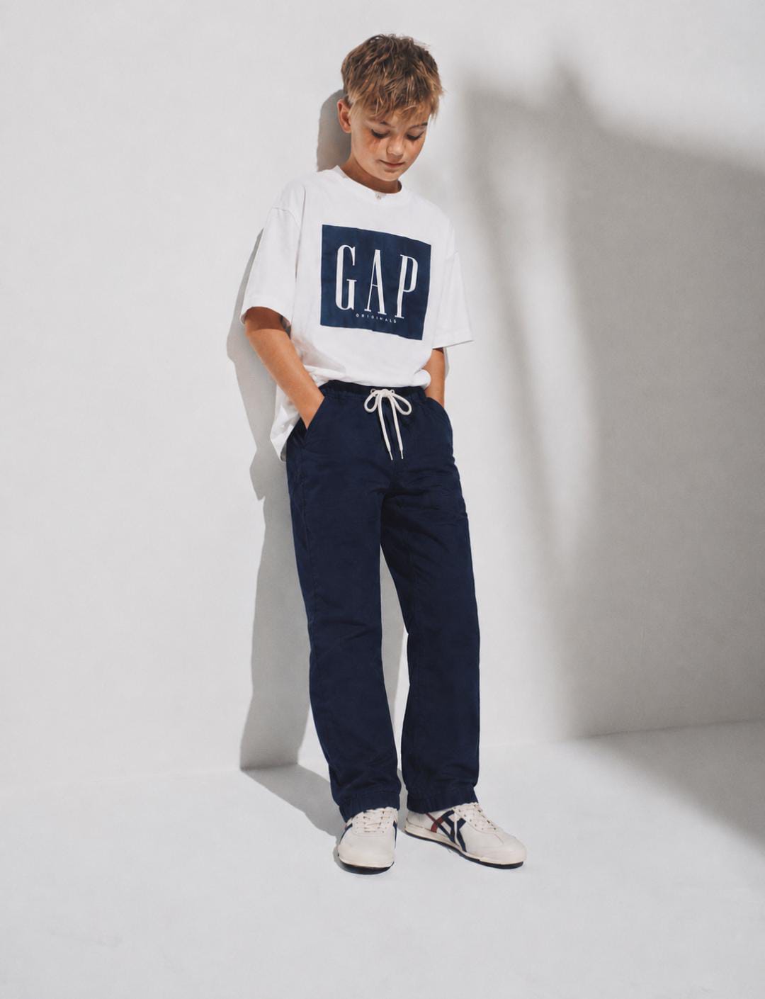 Gap white navy 2-piece summer set
