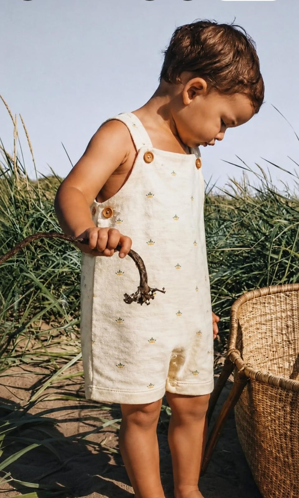 Baby beach day romper