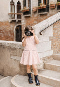 Baby Pink Textured Dress