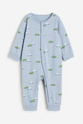 H&M-baby car print sleepsuit