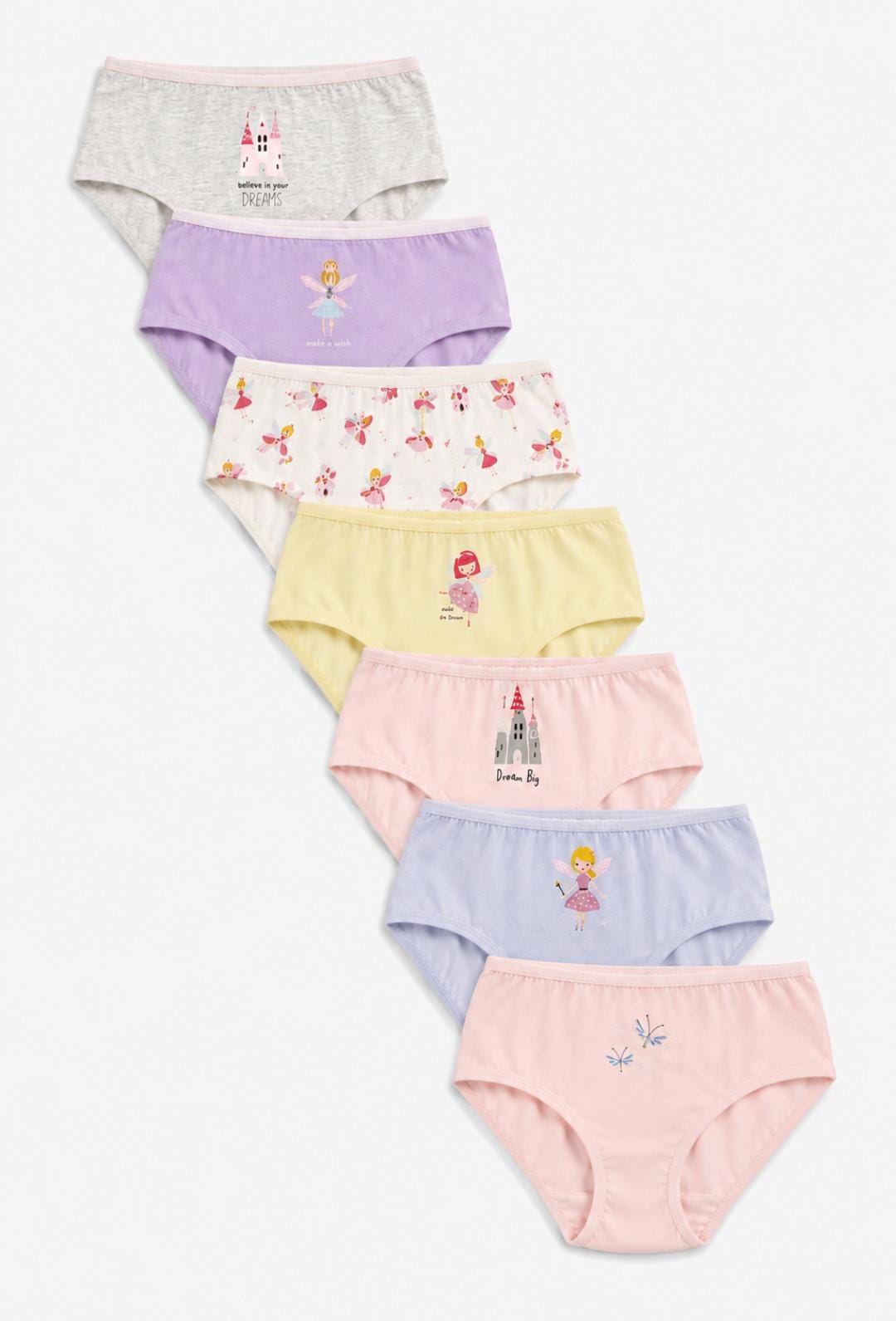 Fairytale Girls’ Panties – 7 Pack