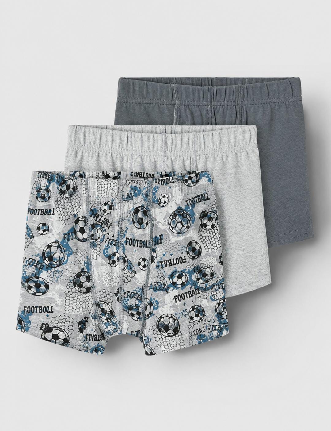 Boys’ Football Boxer Shorts – 3 Pack