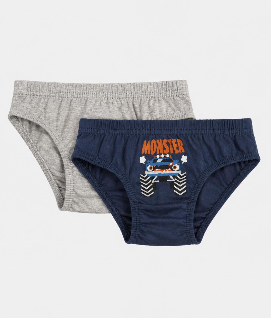 Monster Truck Boys’ Briefs – 2 Pack