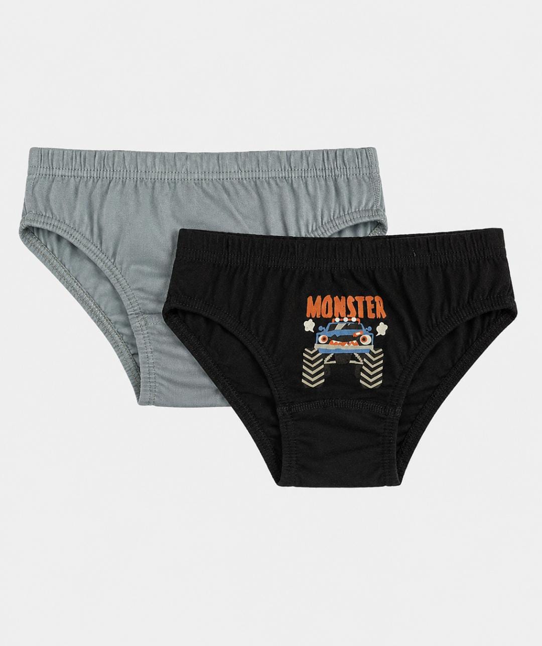 Monster Truck Boys’ Briefs – 2 Pack