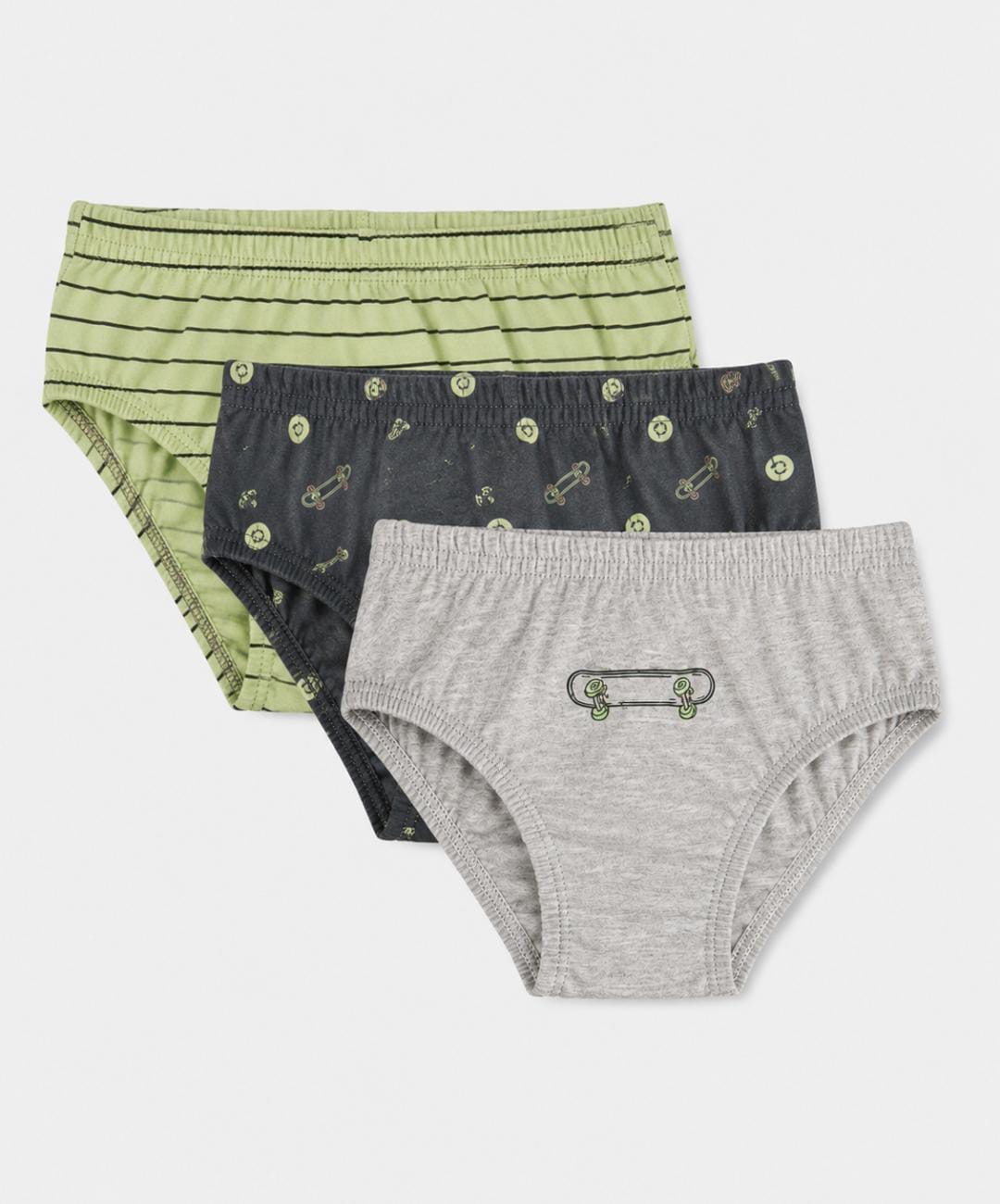 Skateboard 3-Pack Briefs