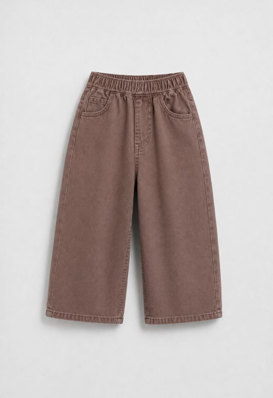 Brown balloon jeans