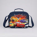 mc queen cars black lunch bag