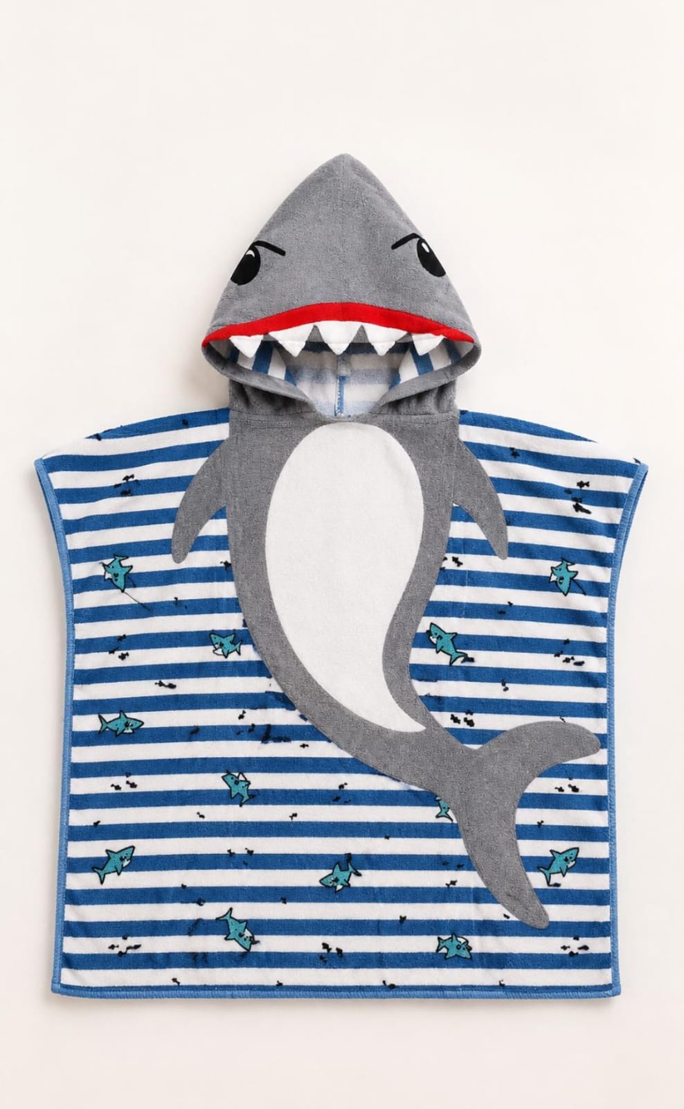 Shark Hooded Towel Poncho