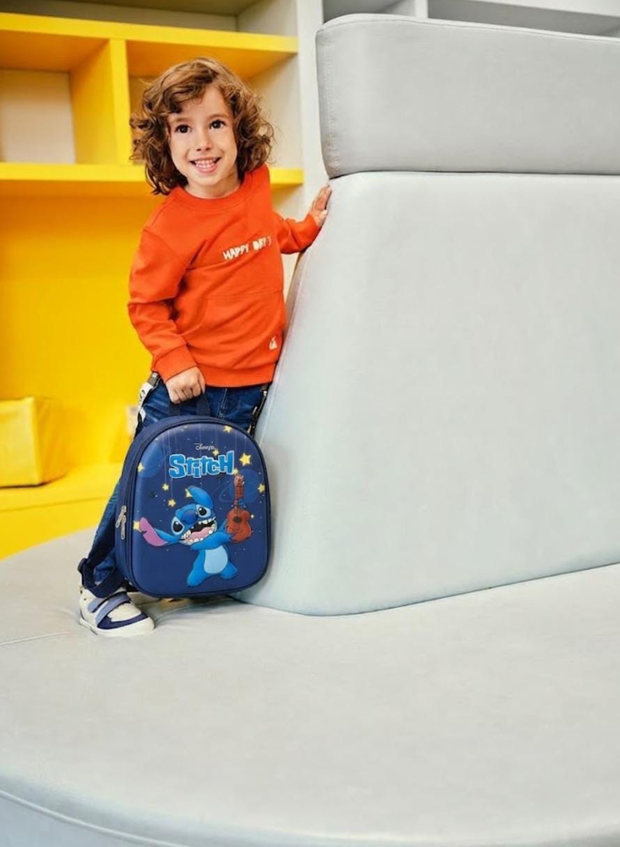 Stitch blue navy 3D Bag