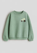 Sage Green Tractor Soft Fleece Sweatshirt