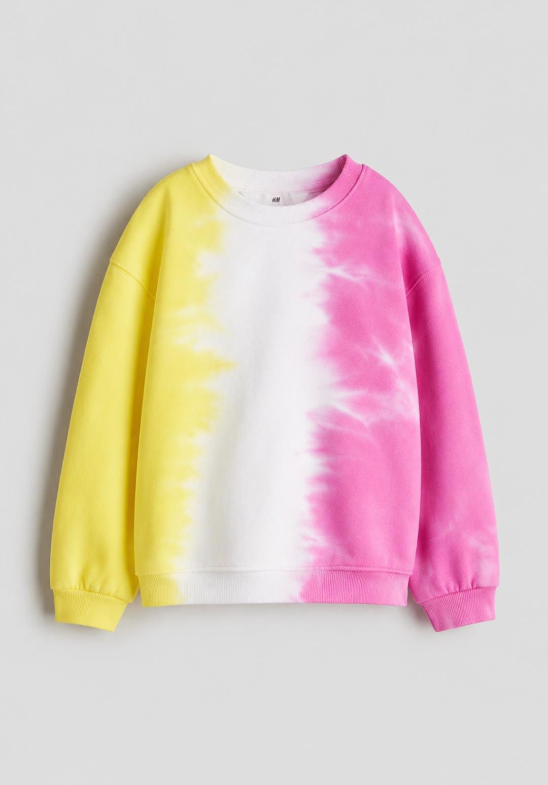 Pink & Yellow Tie-Dye Crewneck Sweatshirt