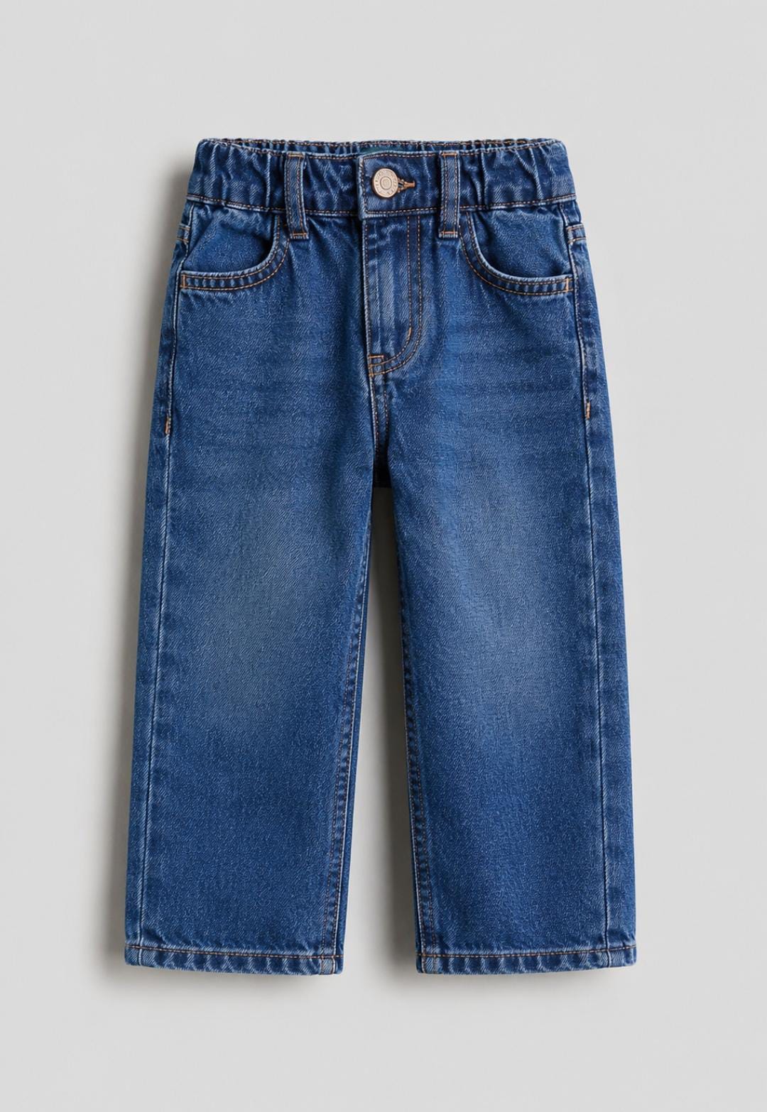 Relaxed Fit Blue Denim Jeans