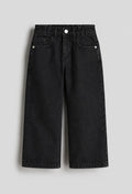 Black Wide-Leg Jeans