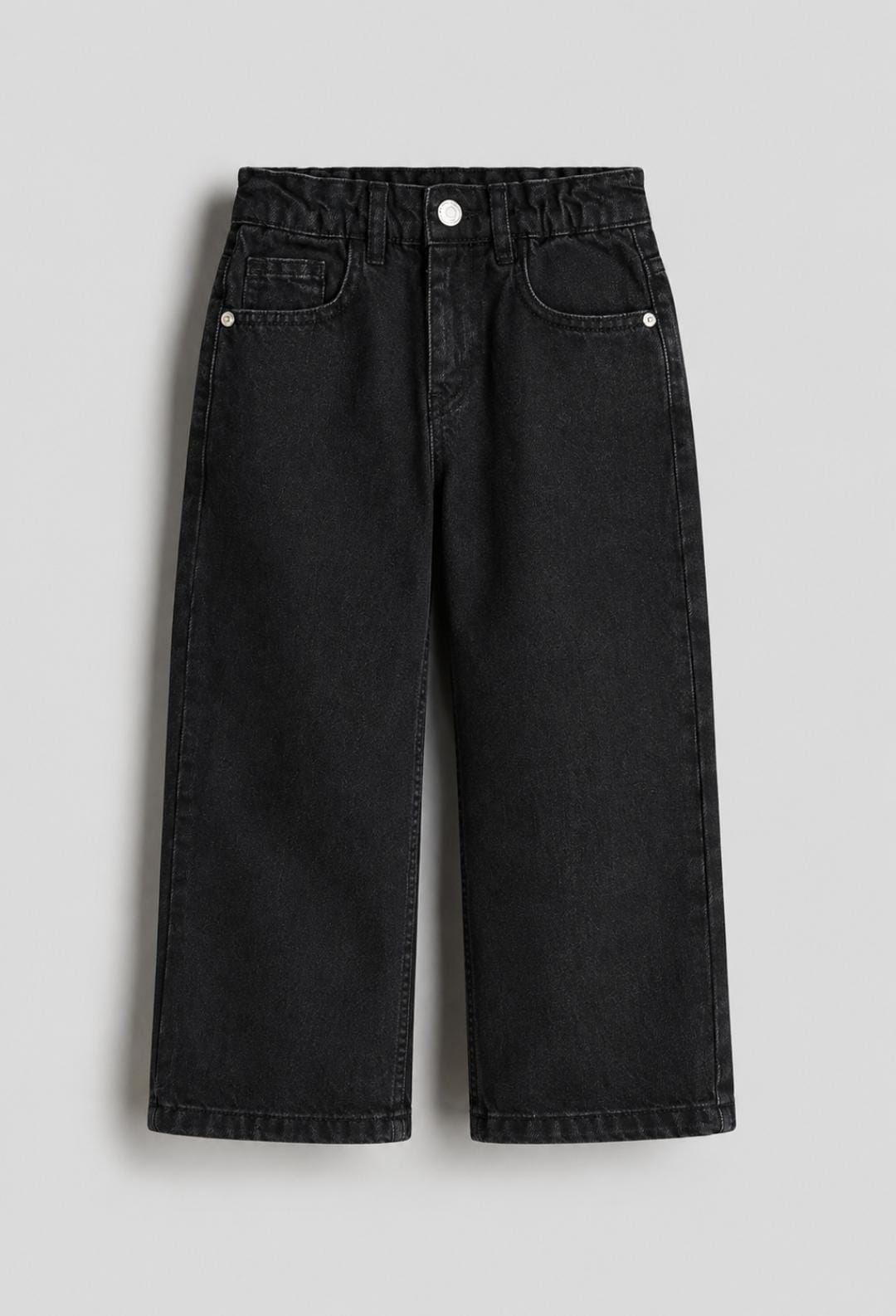 Black Wide-Leg Jeans
