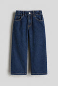 Dark Indigo Wide-Leg Jeans