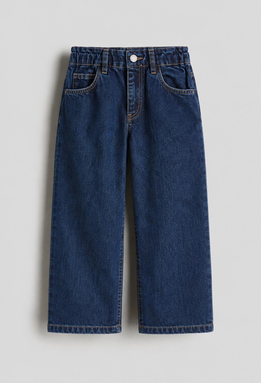 Dark Indigo Wide-Leg Jeans