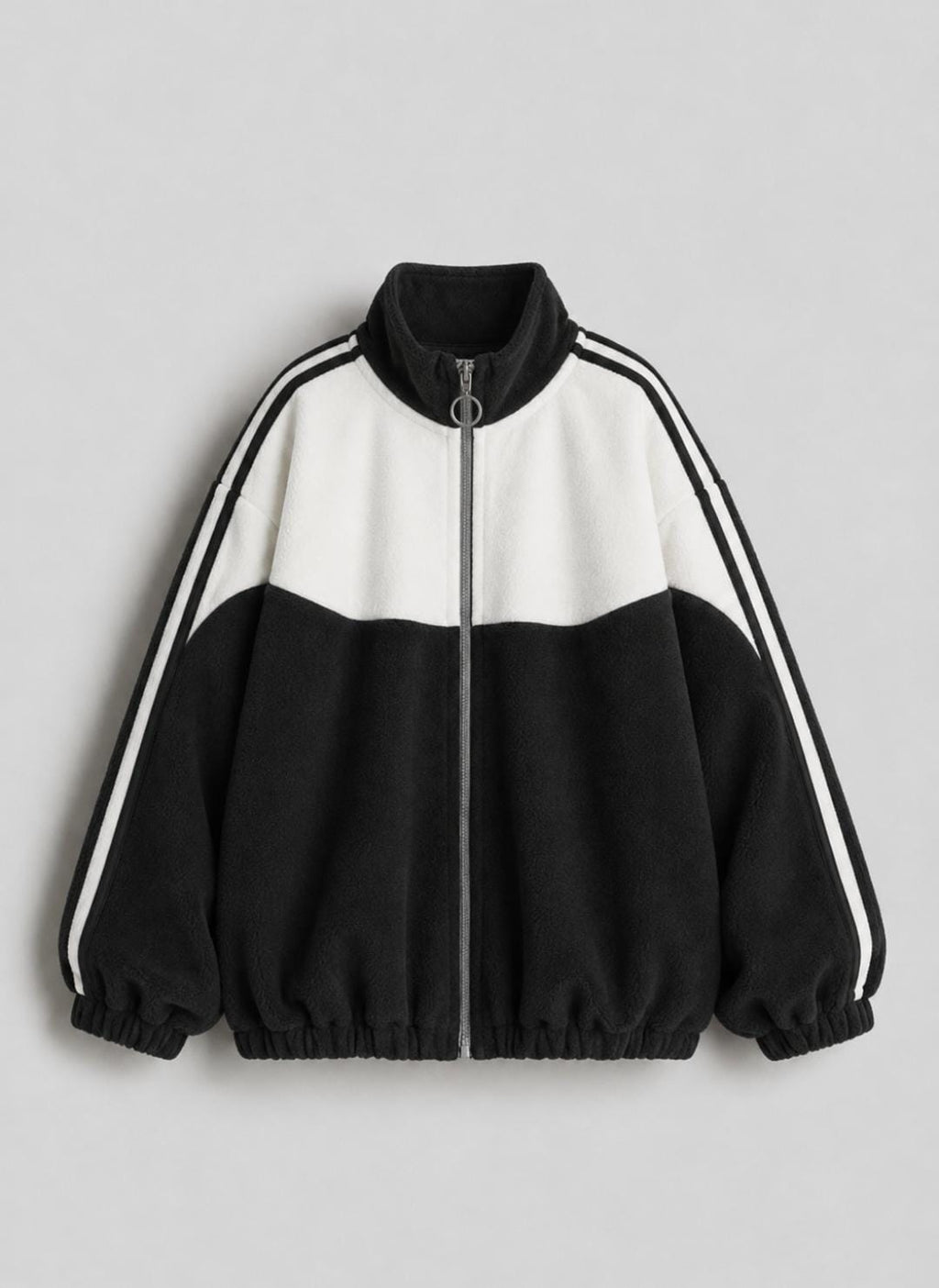 Cozy Contrast Fur-Lined Fleece Jacket