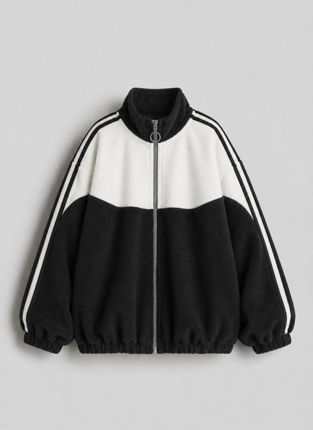 Cozy Contrast Fur-Lined Fleece Jacket
