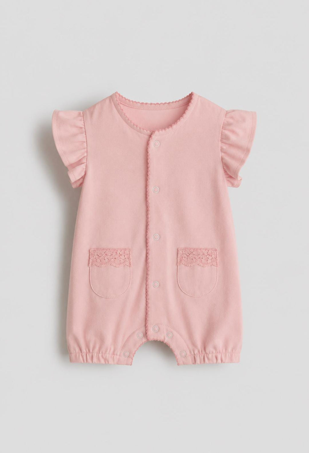 Sage Bloom Baby Romper