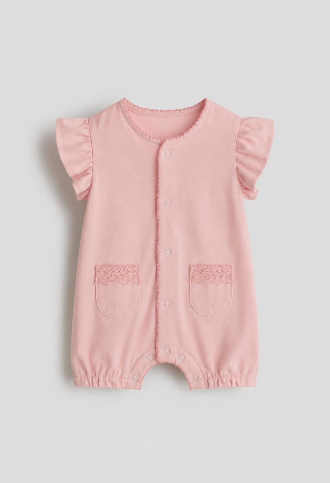 Sage Bloom Baby Romper