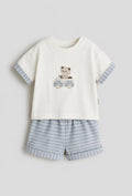 Teddy bear adventure set -baby blue